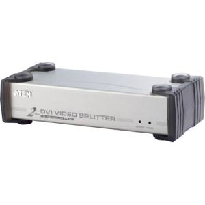 ATENジャパン ATEN VS162 ビデオ分配器 DVI 1入力 2出力 オーディオ シングルリンク対応