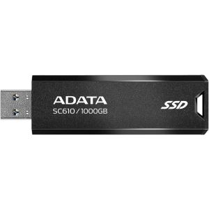 エイデータ ADATA ADATA SC610-1000G-CBK/RD 外付けSSD USB3.2 Gen2対応 1TB