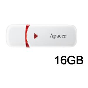Apacer Apacer USBメモリ 16GB AP16GAH333W-1 USB 2.0 ホワイト 白