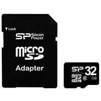 シリコンパワー silicon power シリコンパワー マイクロSDHC 32GB SP032GBSTH010V10-SP Class10 microsd