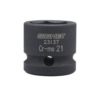 シグネット SIGNET シグネット 23137 1/2DR インパクト用ショートソケット 21MM SIGNET