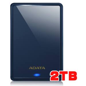 エイデータ ADATA ADATA AHV620S-2TU31-CBL 外付けHDD 2TB ハードディスク ブルー