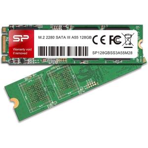 シリコンパワー silicon power シリコンパワー SSD M.2 128GB SP128GBSS3A55M28 M.2 2280 128GB TLC メーカー保証3年