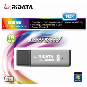 ライデータ RIDATA RIDATA USB-A HJ3 SV-BK 16GB 3.0 アルミボディ キャップ式