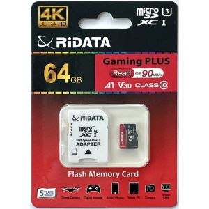ライデータ RIDATA RIDATA microSDXC 64GB U3I