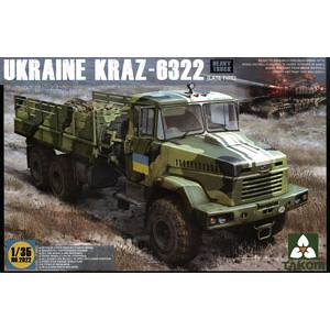 タコム TAKOM タコム 1/35 ウクライナKrAZ-6322 現用重トラック 後期型 TKO2022