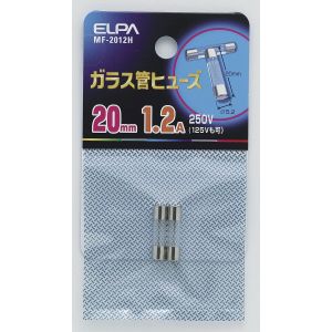 朝日電器 エルパ ELPA エルパ MF-2012H ガラス管ヒューズ20MM ELPA 朝日電器