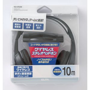 朝日電器 エルパ ELPA エルパ RD-IR200 ワイヤレスステレオヘッドホン ELPA 朝日電器