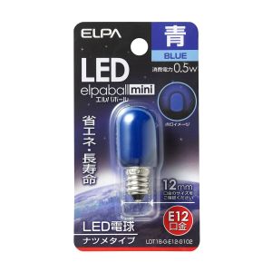 朝日電器 エルパ ELPA エルパ LDT1B-G-E12-G102 LEDナツメ形E12 ELPA 朝日電器