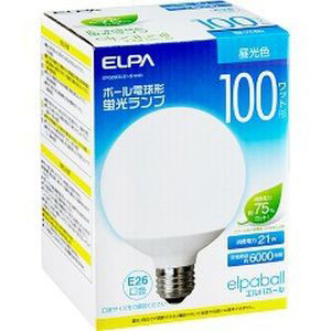 朝日電器 エルパ ELPA エルパ EFG25ED/21-G101H 電球形蛍光灯G形 100W形 ELPA 朝日電器