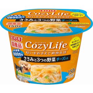 いなばペットフード いなば Cozy Lifeカップ ささみと3つの野菜 チーズ入り 150g 323990