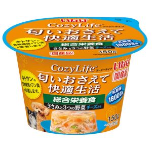 いなばペットフード いなばペットフード CozyLifeカップ 総合栄養食 ささみと3つの野菜 チーズ入り 150g