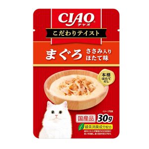 いなばペットフード いなばペットフード CIAO こだわりテイスト まぐろ ささみ入りほたて味 30g