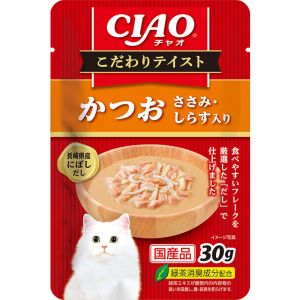 いなばペットフード いなばペットフード CIAO こだわりテイスト かつお ささみ しらす入り 30g