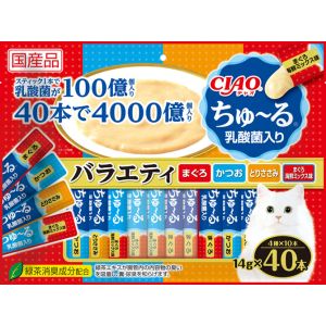 いなばペットフード いなば チャオ ちゅ～る 乳酸菌 入り フィルター 14g×40本 320740 CIAO