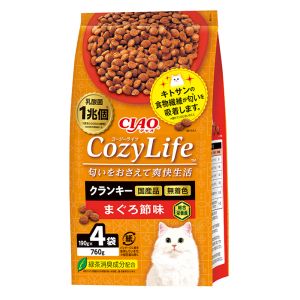 いなばペットフード いなば CIAO CozyLife クランキー まぐろ節味 190g×4袋