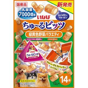 いなばペットフード いなばペットフード ちゅ～るビッツ 緑黄色野菜バラエティ 12g×14袋