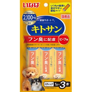 いなばペットフード いなばペットフード 健康サポート キトサン ビーフ味 1g×3本