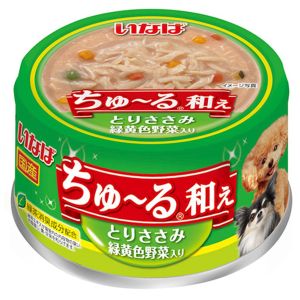 いなばペットフード いなば ちゅ～る 和え とりささみ 緑黄色野菜入り 80g | あきばお～ネット本店