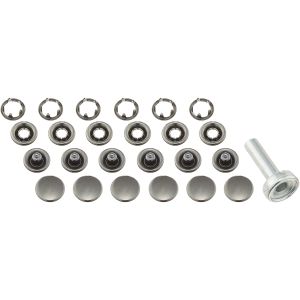 クロバー Clover クロバー ホック釦 12mm 黒ニッケル 6組入 26-558