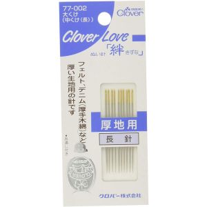 クロバー Clover クロバー 手縫針 絆  大くけ 中くけ 長 77-002