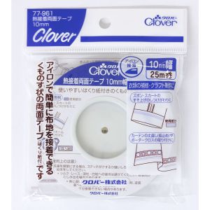 クロバー Clover クロバー 熱接着テープ 白 10mm 77-961