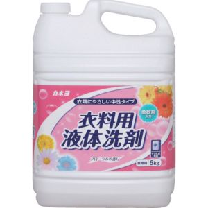 カネヨ石鹸 カネヨ石鹸 304099-A 柔軟剤入り衣料用液体洗剤5kg