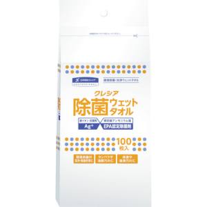 日本製紙クレシア クレシア 64145 除菌 ウェットタオル 詰め替え用 100枚
