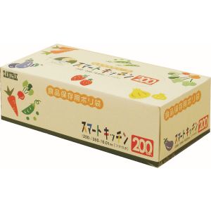 日本サニパック サニパック KS02-HCL KS02 スマートキッチン 保存袋 箱入り 半透明 60枚