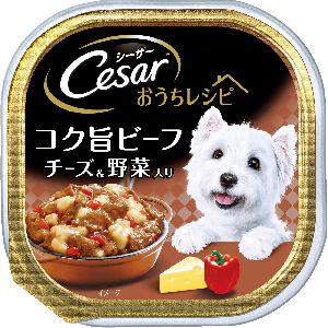 マース MARS マース シーザー おうちレシピ コク旨ビーフ チーズ & 野菜入り 100g