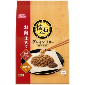 ペットライン PETLINE ペットライン 懐石1dish グレインフリー お肉仕立て 熟成まぐろと銘柄鶏添え 650g