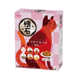 ペットライン PETLINE ペットライン 懐石 5つのごほうび 深紅 200g