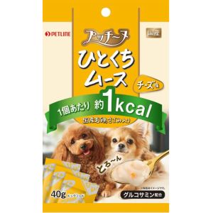 ペットライン PETLINE ペットラ プッチーヌ ひとくちムース国産若鶏ささみ入りチーズ味 40g