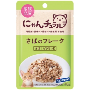 はごろもフーズ Hagoromo はごろも にゃんチュラルパウチ さばのフレーク 40g