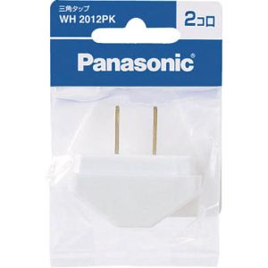 パナソニック Panasonic パナソニック WH2012PK 三角タップ 2コ口 Panasonic