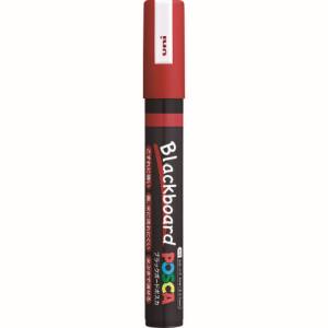 三菱鉛筆 uni 三菱鉛筆 PCE2005M.15 水性顔料マーカー ブラックボードポスカ 中字 赤