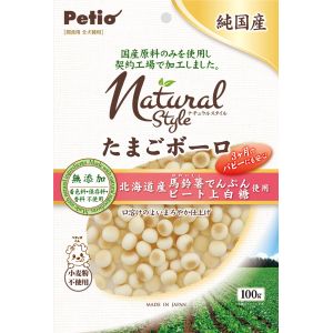 ペティオ Petio ペティオ ナチュラルスタイル たまごボーロ 100g 2204700