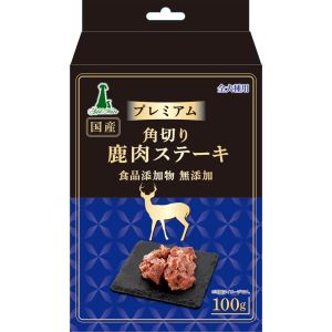 ペティオ Petio ペティオ プレミアム角切り鹿肉ステーキ 100g Petio