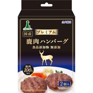 ペティオ Petio ペティオ プレミアム 鹿肉ハンバーグ 2個入