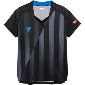 ヴィクタス VICTAS ヴィクタス レディース ゲームシャツ 卓球ウェア V-LS054 ブラック L 31468