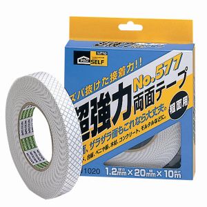 ニトムズ Nitto ニトムズ J1020 No.577 超強力両面テープ 粗面用 20mm×10M