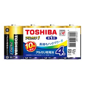 東芝 東芝 LR20AN 4MP アルカリ乾電池 アルカリ1