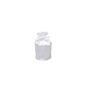 東京ローソク おもいでのあかし ペット 骨壺袋 仏具 サテン袋 ホワイト 2.5寸 PMA00439