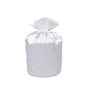 東京ローソク おもいでのあかし ペット 骨壺袋 仏具 サテン袋 ホワイト 5寸 PMA00443