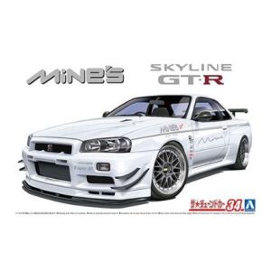 アオシマ アオシマ 59869 ザ チューンドカーNo.34 1/24 マインズ BNR34 スカイラインGT-R 02