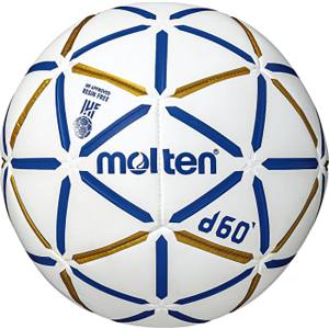 モルテン Molten モルテン ハンドボール 検定球 屋内用 ハンドボール1号球 d60 ホワイト×ブルー H1D4000BW