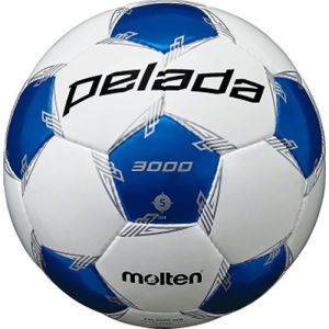 モルテン Molten モルテン ペレーダ3000 WH/Mブルー 5号 検定球 サッカーボール F5L3000WB