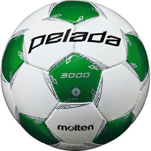 モルテン Molten モルテン ペレーダ3000 WH/Mグリーン 4号 検定球 サッカーボール F4L3000WG