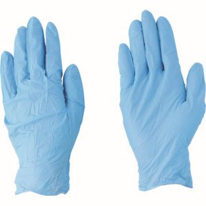 川西工業 川西工業 2041-L ニトリル使いきり手袋 ブルー 粉無 100枚入り Lサイズ