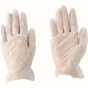 川西工業 川西工業 2023-M ビニール使いきり手袋 粉なし Mサイズ 100枚入